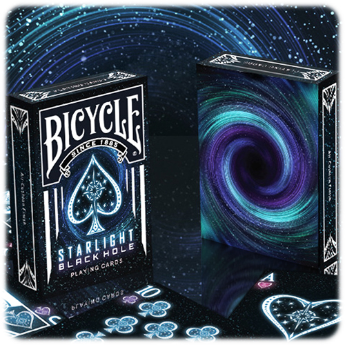 Bicycle Stargazer 1 New Deck of Poker Size Playing Cards RI Black Hole 